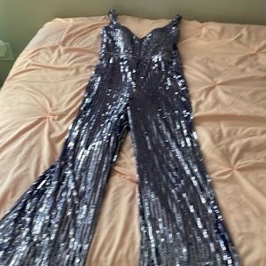 Dressy purple jumpsuit